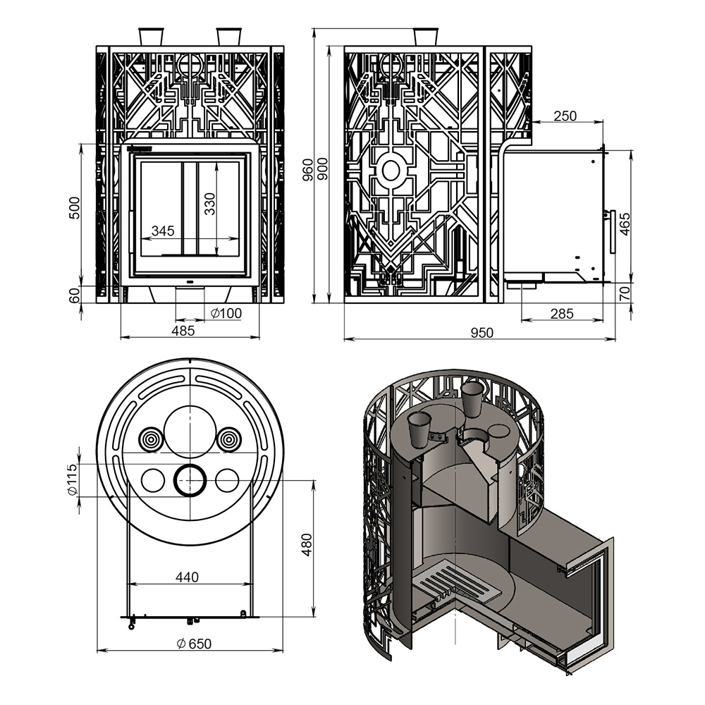 Печь для бани Эверест 
